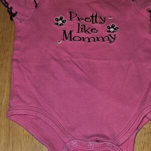 Baby Essentials Pink Bodysuit - Pretty Like Mommy